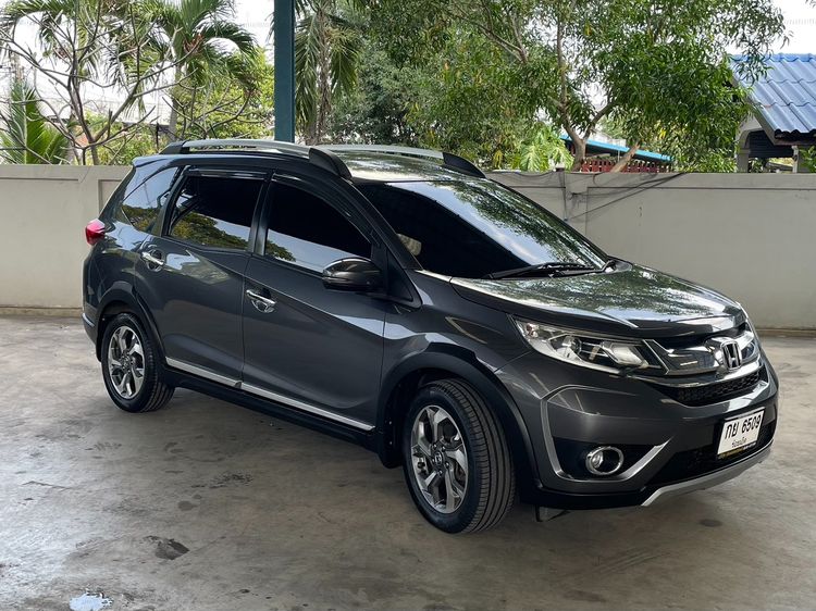 Honda BR-V 2016 1.5 SV Utility-car เบนซิน ไม่ติดแก๊ส เกียร์อัตโนมัติ เทา รูปที่ 3