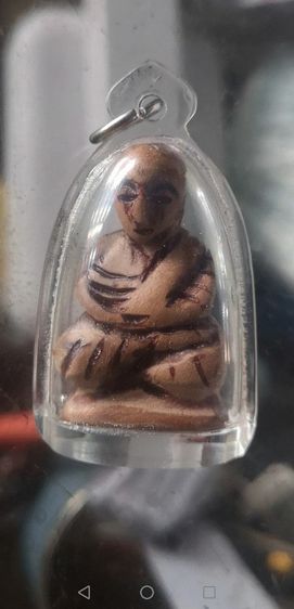 หลวงพ่อเงิน​ ไม้โพธิ์แกะ​ ลงรักเก่า​ ไม่ทราบที่ รูปที่ 7