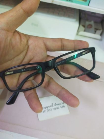 แว่นตาRayban RB5292 54 17 145 ของแท้ เลนสสายตาสั้น 275 เอาไปตัดใส่เลนส์ใหม่ได้เลยครับ รูปที่ 5