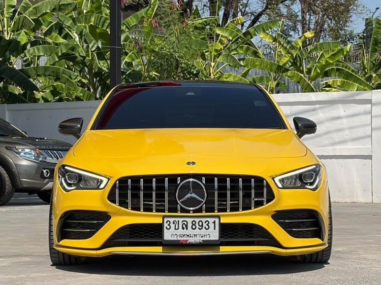 Mercedes-Benz CLA-Class 2020 CLA35 Sedan เบนซิน ไม่ติดแก๊ส เกียร์อัตโนมัติ เหลือง รูปที่ 2