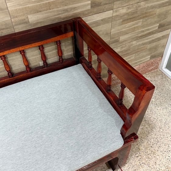 โซฟา ไม้เบญจพรรณ แท้ สภาพใหม่ รูปที่ 2