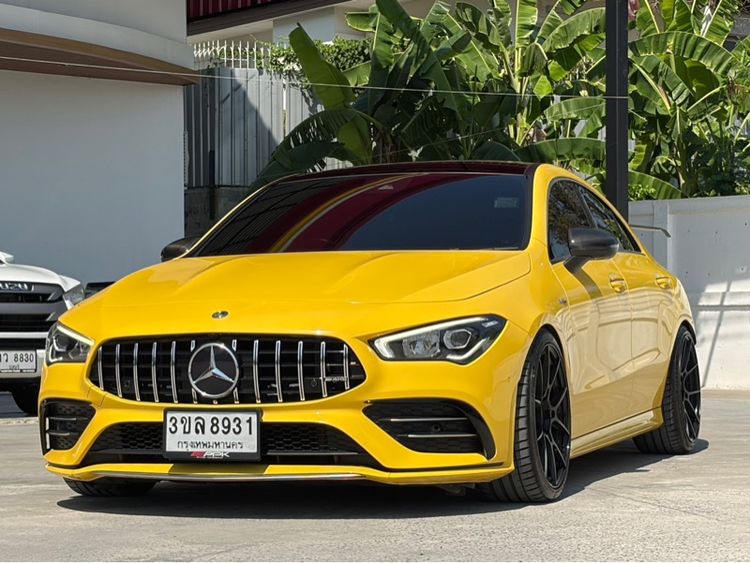 Mercedes-Benz CLA-Class 2019 CLA35 Sedan เบนซิน ไม่ติดแก๊ส เกียร์อัตโนมัติ เหลือง รูปที่ 3