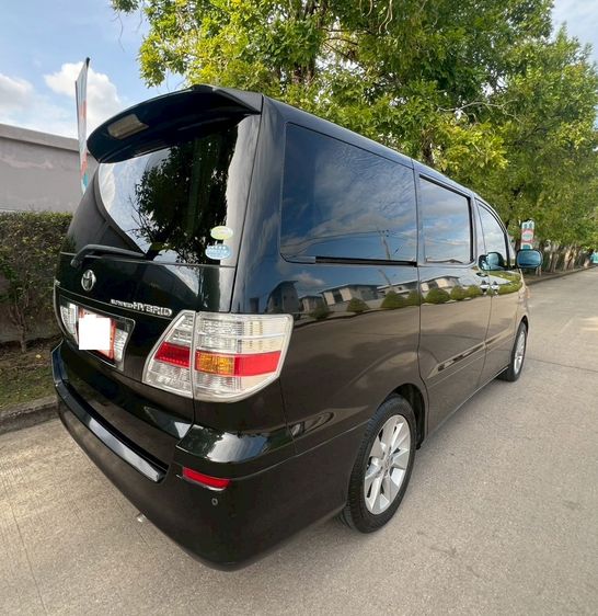 Toyota Alphard 2007 2.4 Hybrid E-Four 4WD Utility-car เบนซิน ไม่ติดแก๊ส เกียร์อัตโนมัติ ดำ รูปที่ 2