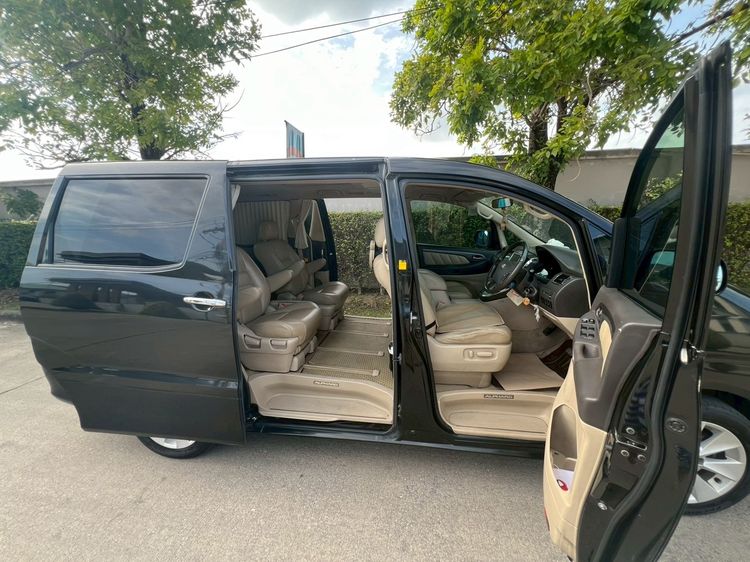 Toyota Alphard 2007 2.4 Hybrid E-Four 4WD Utility-car เบนซิน ไม่ติดแก๊ส เกียร์อัตโนมัติ ดำ รูปที่ 3