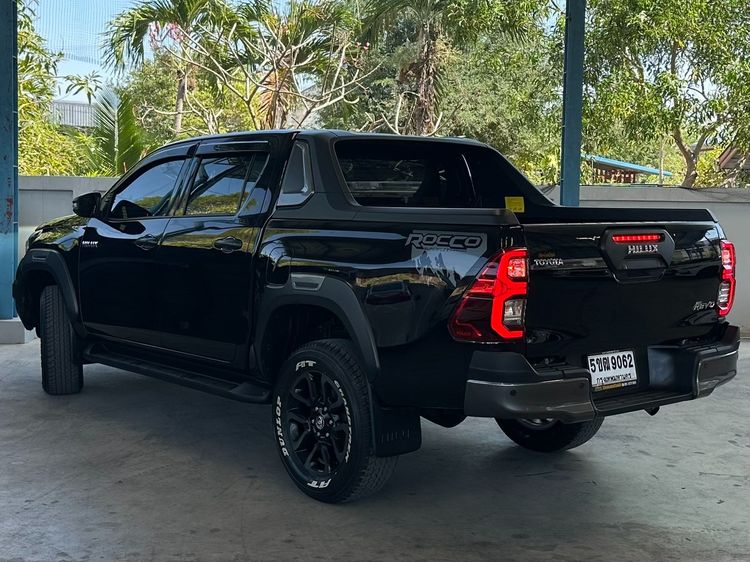 Toyota Hilux Revo 2023 Double Cab Prerunner 2x4 2.4 Rocco Pickup ดีเซล ไม่ติดแก๊ส เกียร์อัตโนมัติ ดำ รูปที่ 4