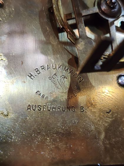 นาฬิกาเยอรมัน ยี่ห้อ H.Braukmann รูปที่ 3