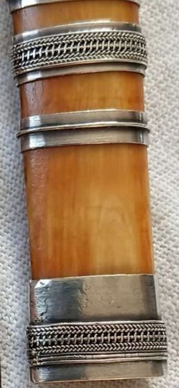 มีดหมอปากกา (มีดกระเทย) พอกครั่ง หลวงพ่อเดิม วัดหนองโพธ์ รูปที่ 10