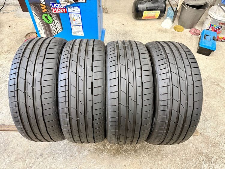 ยางถอดป้ายแดงขอบ 18” ยี่ห้อ HANKOOK รุ่น VENTUS S1EVO3 RUN FLAT ขนาด 225-45R18 ปี 25 ตุ่มหน้ายางยังอยู่ครบ รูปที่ 10