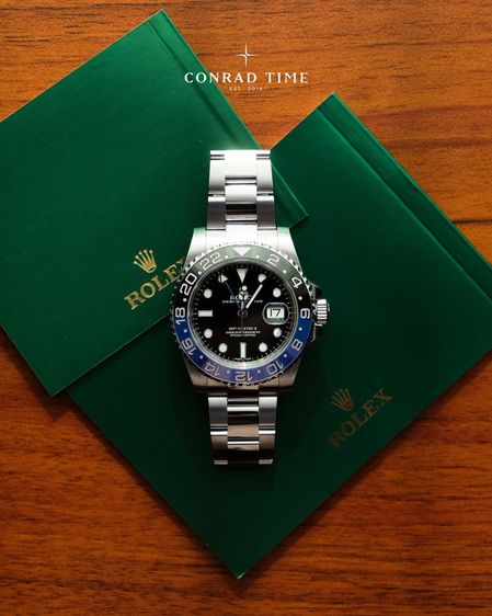 New Rolex GMT - Master II 126710BLNR Batman' Black Dial Oyster Steel 2026 40mm. Fullset  รูปที่ 4