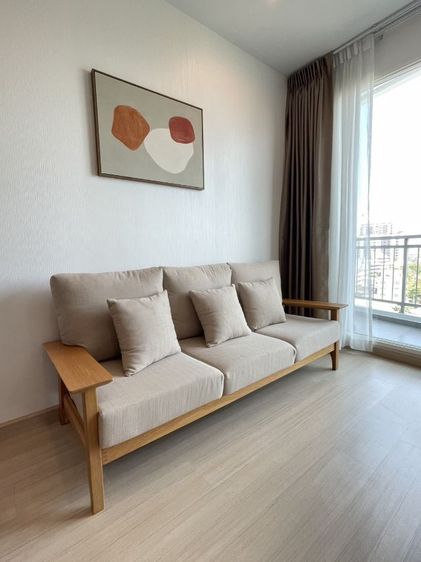 ชุดเก้าอี้โซฟาไม้จริง 3 ที่นั่ง สไตล์มินิมอล ทำจากไม้โอ๊ค ไม้จริงทั้งหมด ลายไม้ธรรมชาติ แข็งแรง ทนทาน ดูแลรักษาง่าย สภาพดี