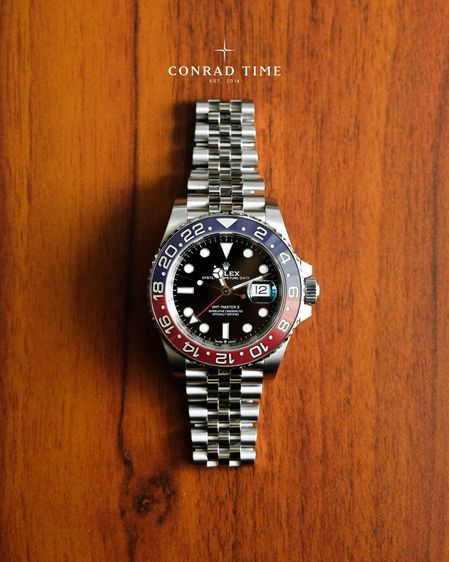 New Rolex GMT-Master II 126710BLRO Pepsi' Black Dial Jubilee 2026 40mm. Fullset 