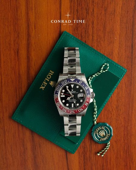 New Rolex GMT-Master II 126710BLRO 'Pepsi Black Dial Oyster Steel 2026 40mm. Fullset 