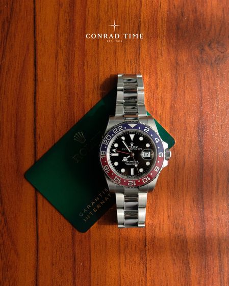 New Rolex GMT-Master II 126710BLRO 'Pepsi Black Dial Oyster Steel 2026 40mm. Fullset  รูปที่ 3