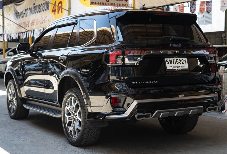 Ford Everest 2023 2.0 Bi-Turbo Titanium+ Utility-car ดีเซล ไม่ติดแก๊ส เกียร์อัตโนมัติ ดำ รูปที่ 3