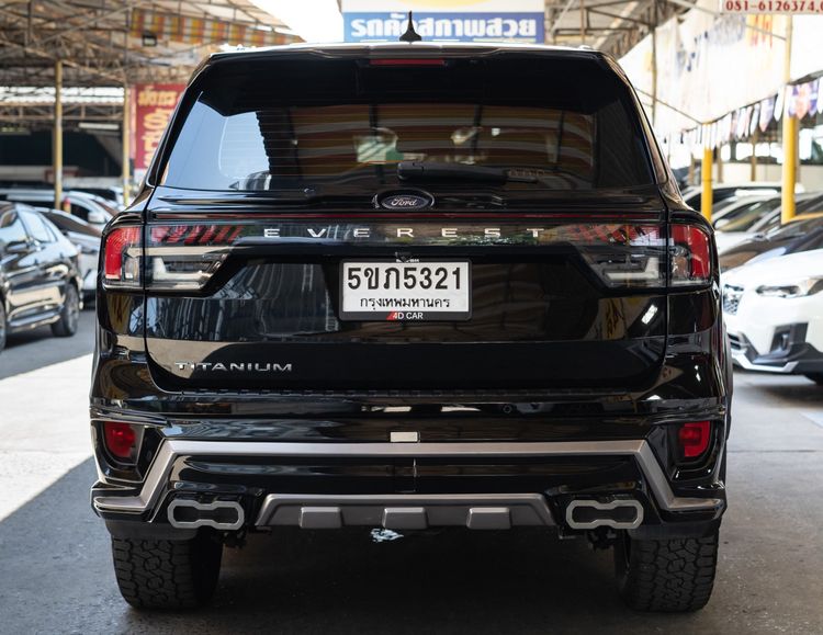 Ford Everest 2023 2.0 Bi-Turbo Titanium+ Utility-car ดีเซล ไม่ติดแก๊ส เกียร์อัตโนมัติ ดำ รูปที่ 4