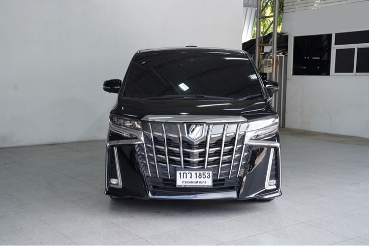 Toyota Alphard 2018 2.5 SA Package Van เบนซิน เกียร์อัตโนมัติ ดำ รูปที่ 2