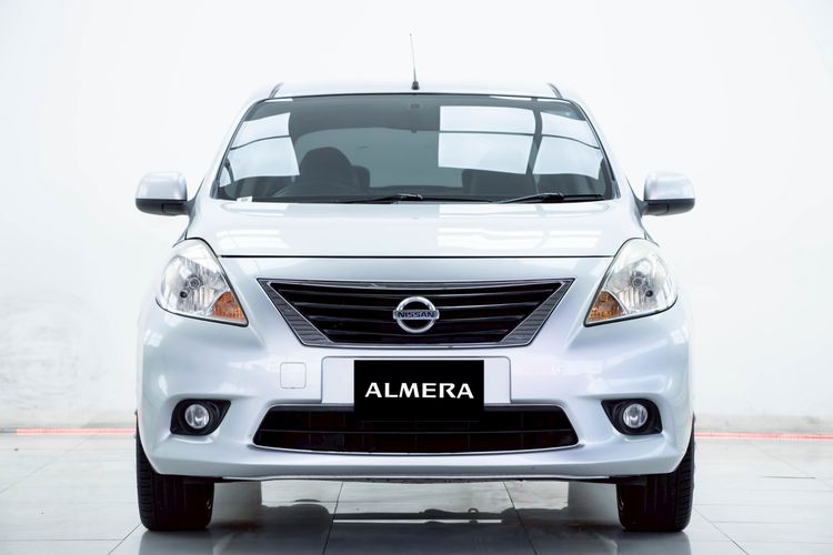 Nissan Almera 2012 1.2 VL Sedan เบนซิน ไม่ติดแก๊ส เกียร์อัตโนมัติ เทา รูปที่ 4