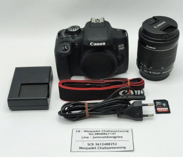 CANON EOS 750D มือสอง พิกัดบางพลี สมุทรปราการ รูปที่ 2