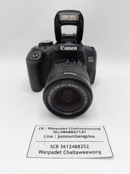 CANON EOS 750D มือสอง พิกัดบางพลี สมุทรปราการ รูปที่ 9