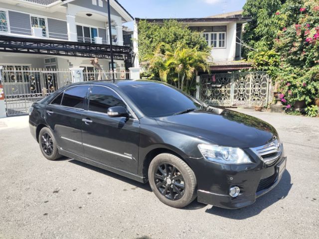 Toyota Camry 2010 2.4 Hybrid Sedan ไฮบริด ไม่ติดแก๊ส เกียร์อัตโนมัติ ดำ รูปที่ 3
