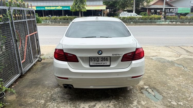 BMW Series 5 2015 520i Sedan เบนซิน ไม่ติดแก๊ส เกียร์อัตโนมัติ ขาว รูปที่ 4
