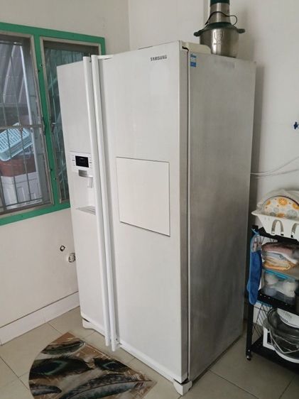 ขายตู้เย็น2ประตูขนาด19.4 คิว ยี่ห้อ ซัมซุงมือสองใช้งานมาแล้ว4ปีความเย็นปกติทุกอย่างสามารถทำน้ำแข็งได้ด้วยและน้ำเย็นของอยู่ที่หมู่บ้าน สินทรัพย์2คลองสี่ธัญบุรี รูปที่ 2