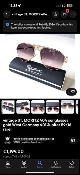 แว่น St moritz404 made in w germany รูปที่ 5