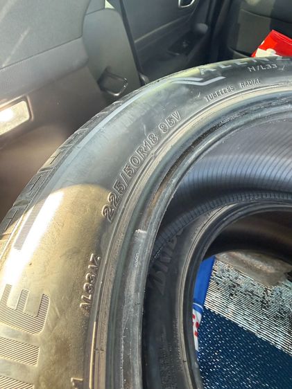 ยางมือสอง4เส้น Michelin Alenza ปี22 225-50-18 รูปที่ 6