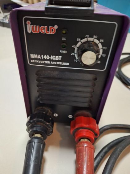 เครื่องเชื่อมอย่างดี ระบบเดียว IWELD โดย WELPRO Super Inverter MMA140-1GBT มือสองสภาพดีใช้น้อย รูปที่ 6
