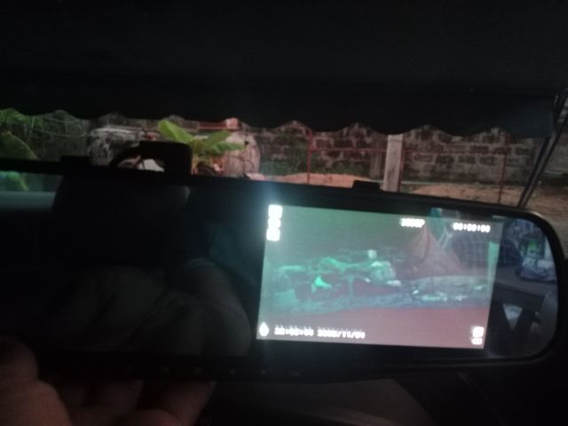 กล้องติดรถยนต์แบบกระจก หน้าจอLCD ใช้งานได้ปกติราคานี้400รวมส่ง รูปที่ 3