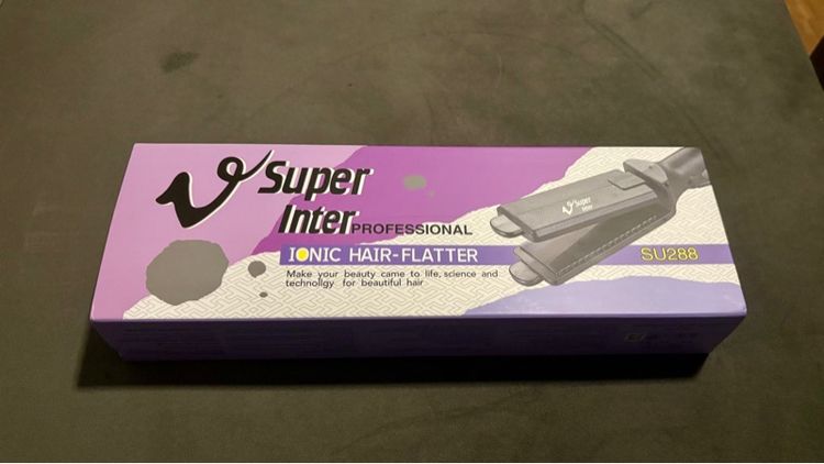 อุปกรณ์เสริมความงาม เครื่องหนีบผม Super V  Inter รุ่น SU288