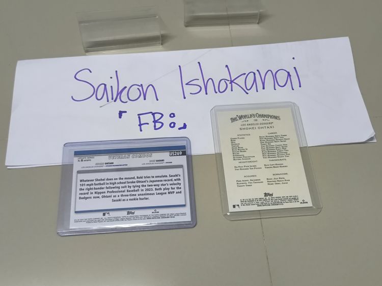 การ์ดเบสบอล Shohei Ohtani  รูปที่ 2