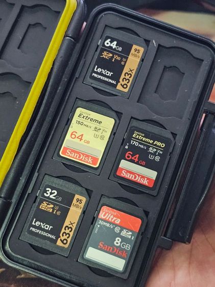 เมมโมรี่การ์ดพร้อมกล่องเกิบการ์ด