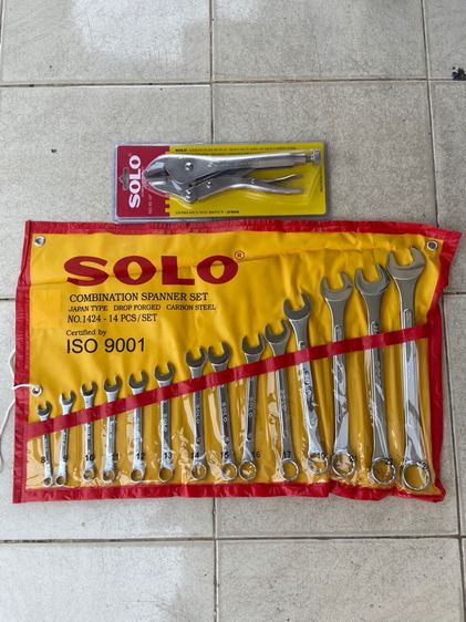 ประแจ คีมล็อก soloแท้ ของใหม่ เหมา400