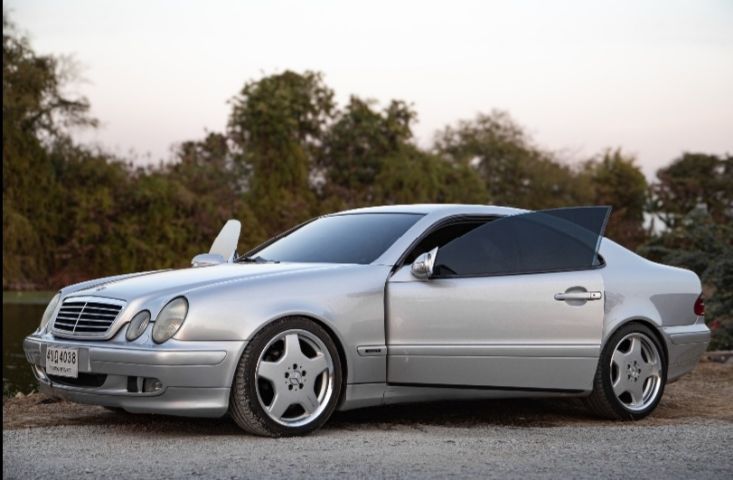 Mercedes-Benz CLK-Class 2001 CLK200 Kompressor Sedan เบนซิน ไม่ติดแก๊ส เกียร์อัตโนมัติ บรอนซ์เงิน รูปที่ 3