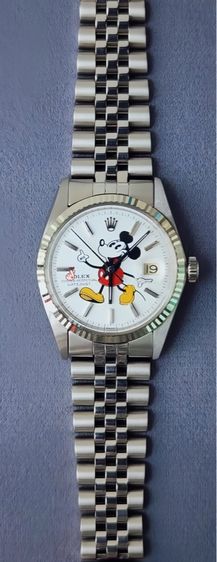 Rolex oyster perpetual date just Mickey Mouse ref1601 รูปที่ 5