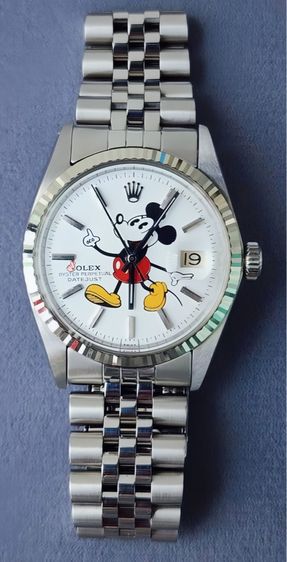 Rolex oyster perpetual date just Mickey Mouse ref1601 รูปที่ 2