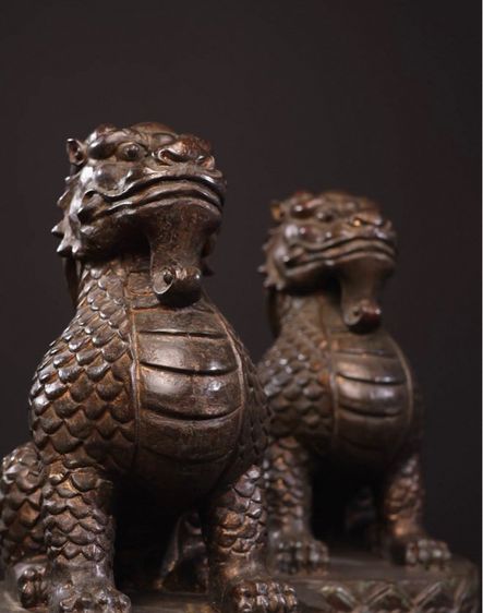 ✨สิงโตคู่จีน หรือสิงห์คู่ ซึ่งเป็นของแต่งบ้านมงคล รูปที่ 2