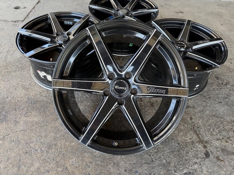 ล้อแม็กขอบ18 TORQ 5รู114 กว้าง8.5 ออฟ35 มีรอยตามการใช้งาน รูปที่ 2