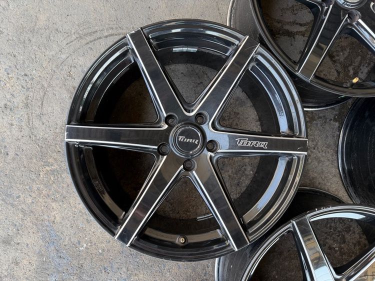 ล้อแม็กขอบ18 TORQ 5รู114 กว้าง8.5 ออฟ35 มีรอยตามการใช้งาน รูปที่ 6
