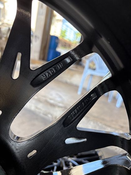 ล้อแม็กขอบ18 LENSO งานไทย 5รู114 กว้าง8.5 ออฟ35 สีดำเงา สภาพสวยมากๆ (ล้อทำสีมาใหม่เพื่อความสวยงาม ไม่มีซ่อม) รูปที่ 9