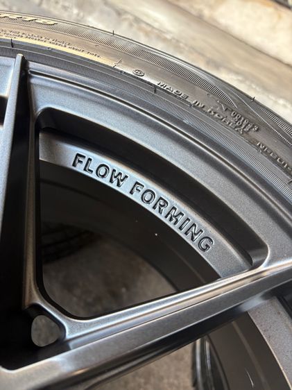 ล้อแม็กมือ1 ขอบ18 FX18-5 5รู114 กว้าง8.5 ออฟ35 สีเทากัน ล้อเบา FLOW FORMING งานSEVENFIFTH งานสวยมากๆ พร้อมยางมือ2 NEXEN225-45-18 ปี23 ปีแท้ รูปที่ 4