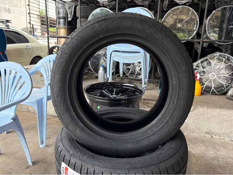 ยางมือ1 KUMHO195-55-15 ปี26 ปีแท้ (ยางเกาหลี) รูปที่ 5