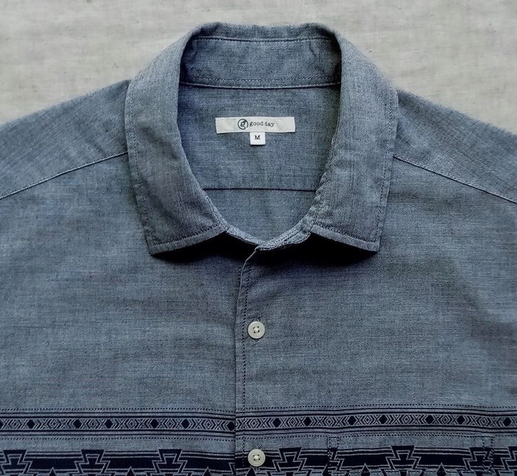 เสื้อเชิ้ตแขนสั้น GOOD DAY + HOLLISTER รูปที่ 4