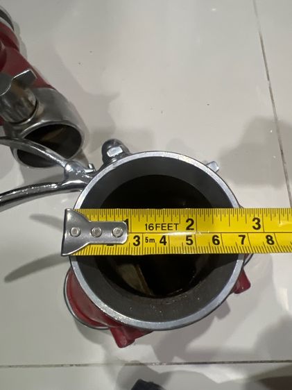 ข้อต่อดับเพลิงสามทางทองเหลืองเก่าเก็บ รูปที่ 3