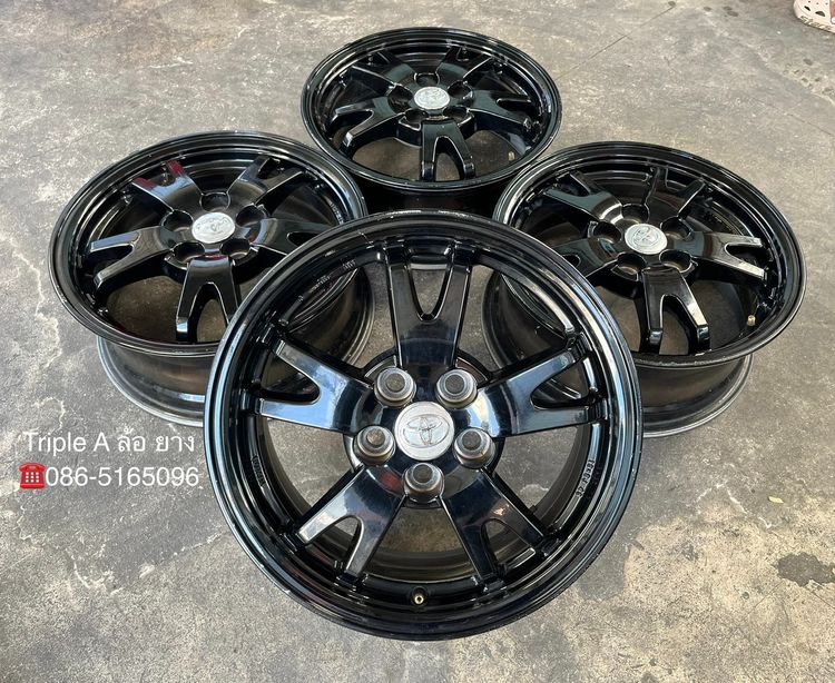 อื่นๆ อะลูมิเนียมอัลลอย 15" ✨ล้อแม็ก 5รู100✨Toyota Prius ขอบ 15 สีดำ