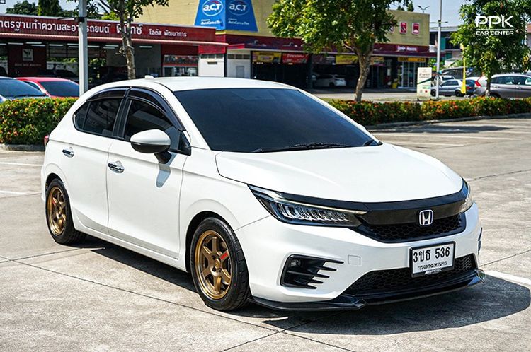 Honda City 2022 1.0 SV Sedan ดีเซล ไม่ติดแก๊ส เกียร์อัตโนมัติ ขาว รูปที่ 3