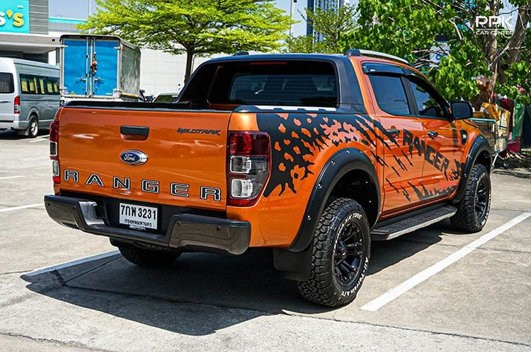 Ford Ranger 2018 2.2 Hi-Rider Wildtrak Pickup ดีเซล ไม่ติดแก๊ส เกียร์อัตโนมัติ ส้ม รูปที่ 4