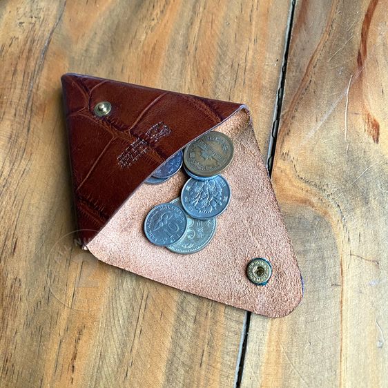IL BISONTE Wallet กระเป๋าสตางค์ ใส่เหรียญ Made in Italy นำเข้า JAPAN รูปที่ 7