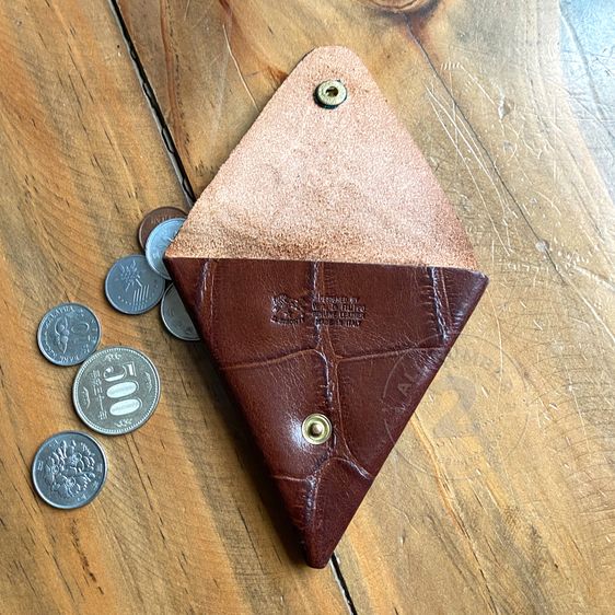 IL BISONTE Wallet กระเป๋าสตางค์ ใส่เหรียญ Made in Italy นำเข้า JAPAN รูปที่ 4